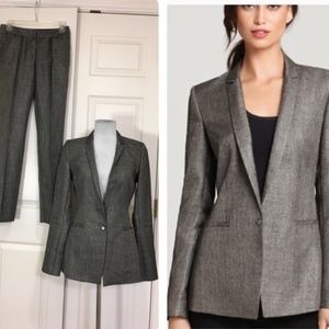 Elie Tahari Bethany Jacket and pants Champagne